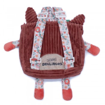 mochila infantil bambi melimelos les deglingos trasera