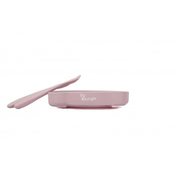 Plato de Silicona Bo Jungle Rosa